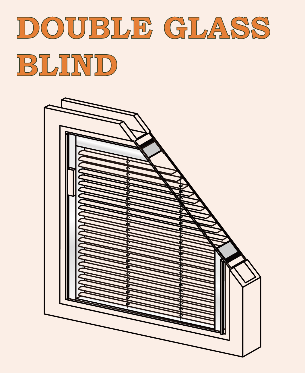DOUBLE GLASS BLIND